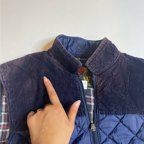 💙 Vintage Exclusive MLW Vest – Shades of Blue with Velvet Detail 💙 - Picture 13 of 16